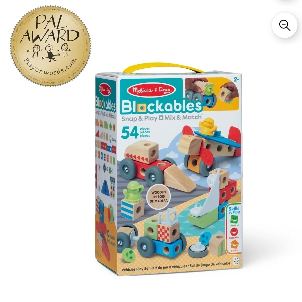 Melissa & Doug Blockables Snap & Play Set - Multicolor